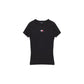 Tommy Hilfiger Jeans Black Cotton Rigenerato Tops & T-Shirt