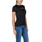 Guess Active Black Cotton Tops & T-Shirt