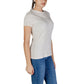 Guess Active Cream Cotton Tops & T-Shirt