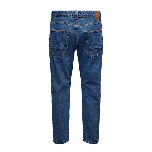 Only & Sons Blue Cotton Jeans & Pant