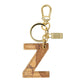 Alviero Martini Prima Classe Beige Leather Keychain