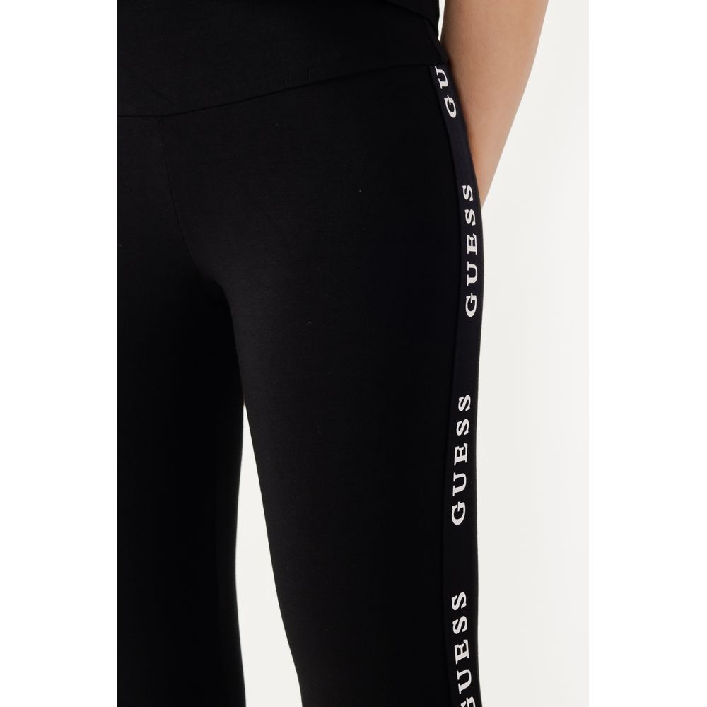 Guess Active Black Cotton Jeans & Pant