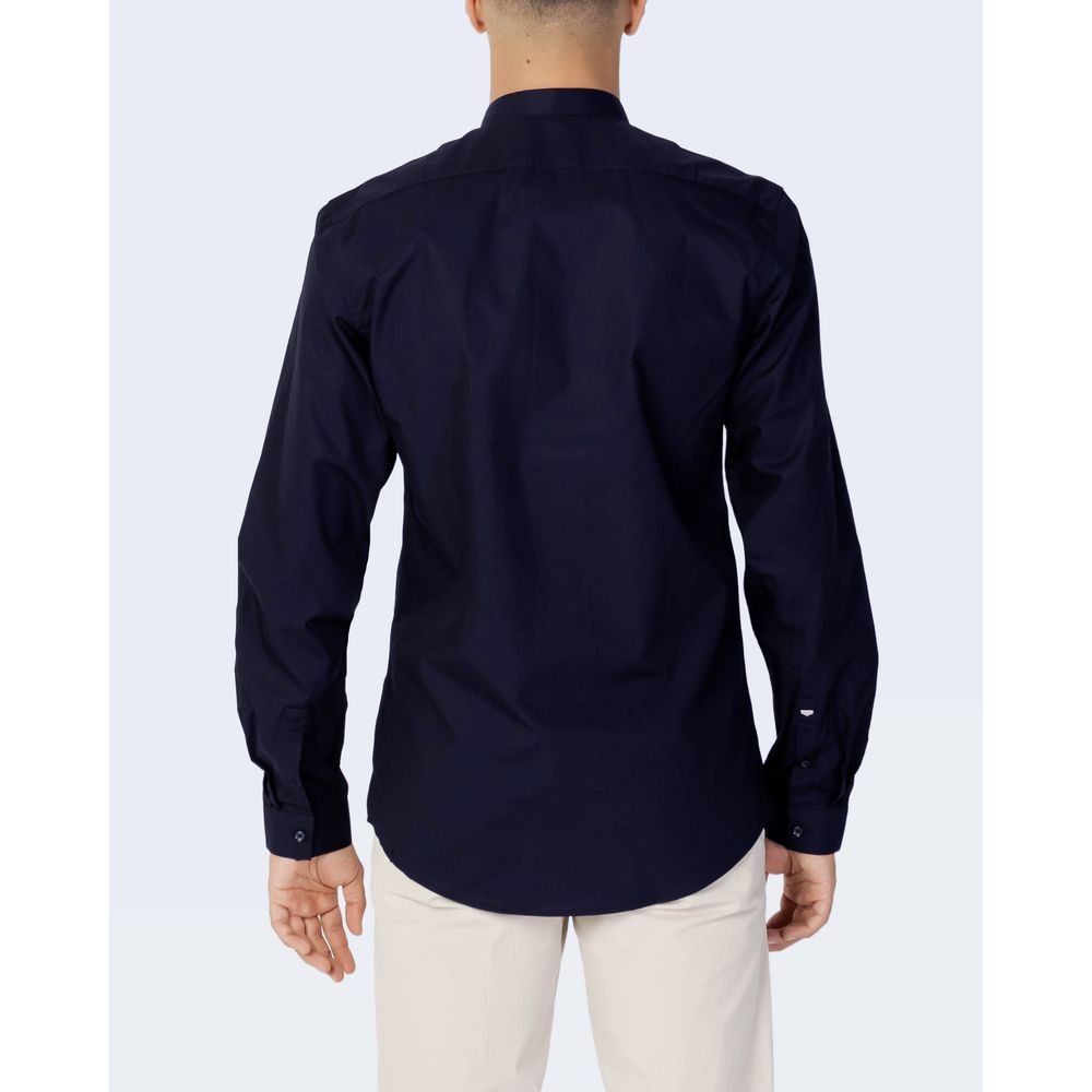 Antony Morato Blue Cotton Shirt