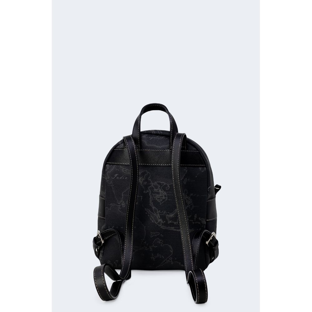 Alviero Martini Prima Classe Black Leather Backpack