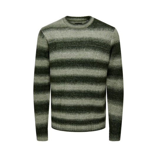 Only & Sons Green Acrylic Sweater