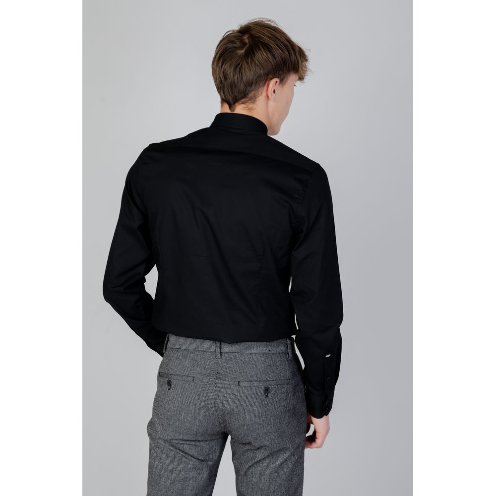 Antony Morato Black Cotton Shirt