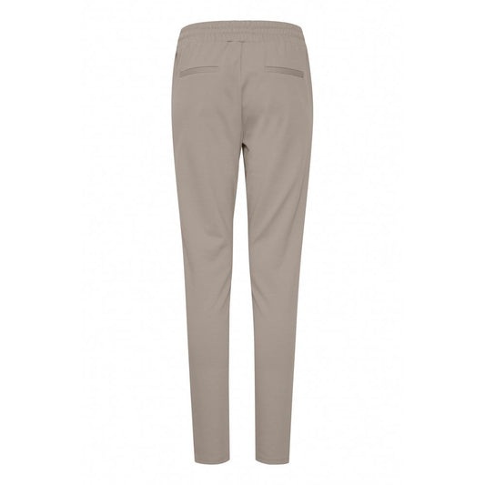 ICHI Gray Polyester Jeans & Pant