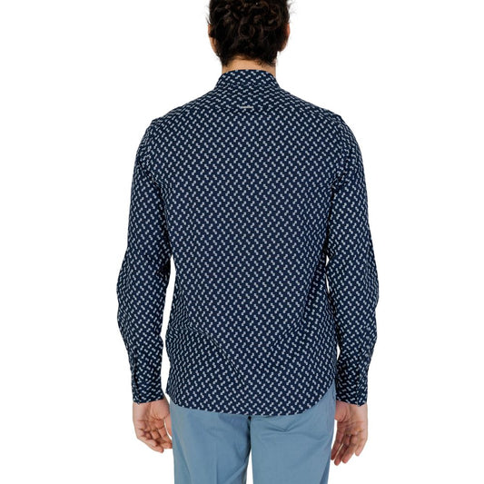 Antony Morato Blue Viscose Shirt