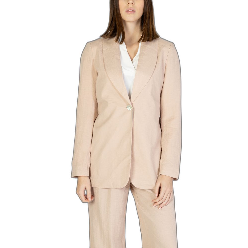 Vero Moda Pink Viscose Suits & Blazer