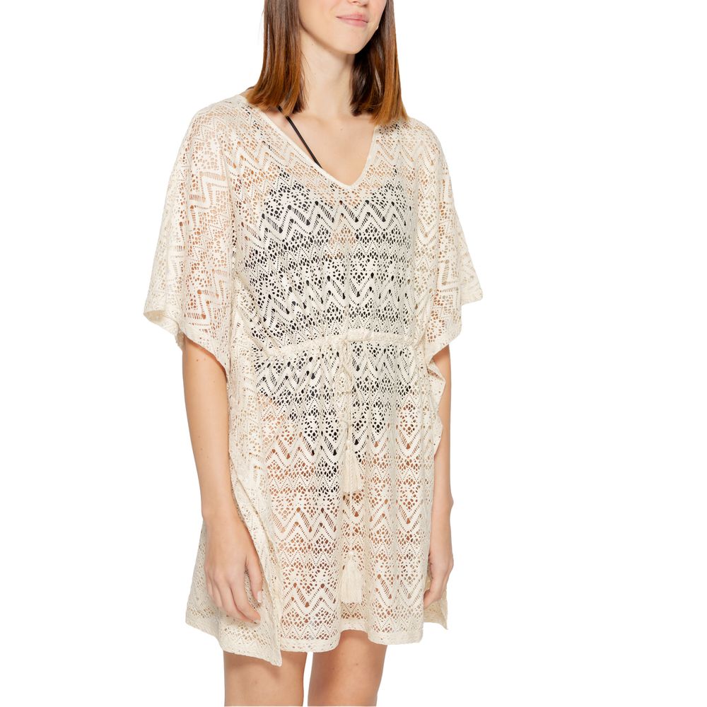 Vero Moda Beige Polyester Dress