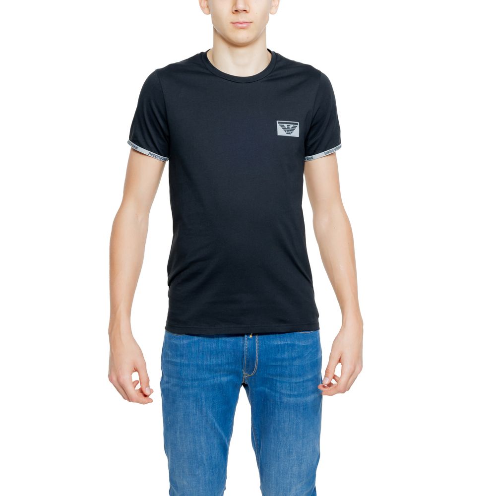 Emporio Armani Underwear Black Cotton T-Shirt