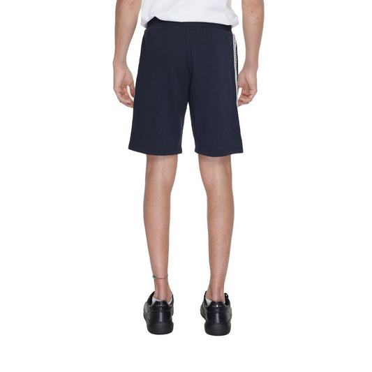 Emporio Armani Underwear Blue Cotton Short