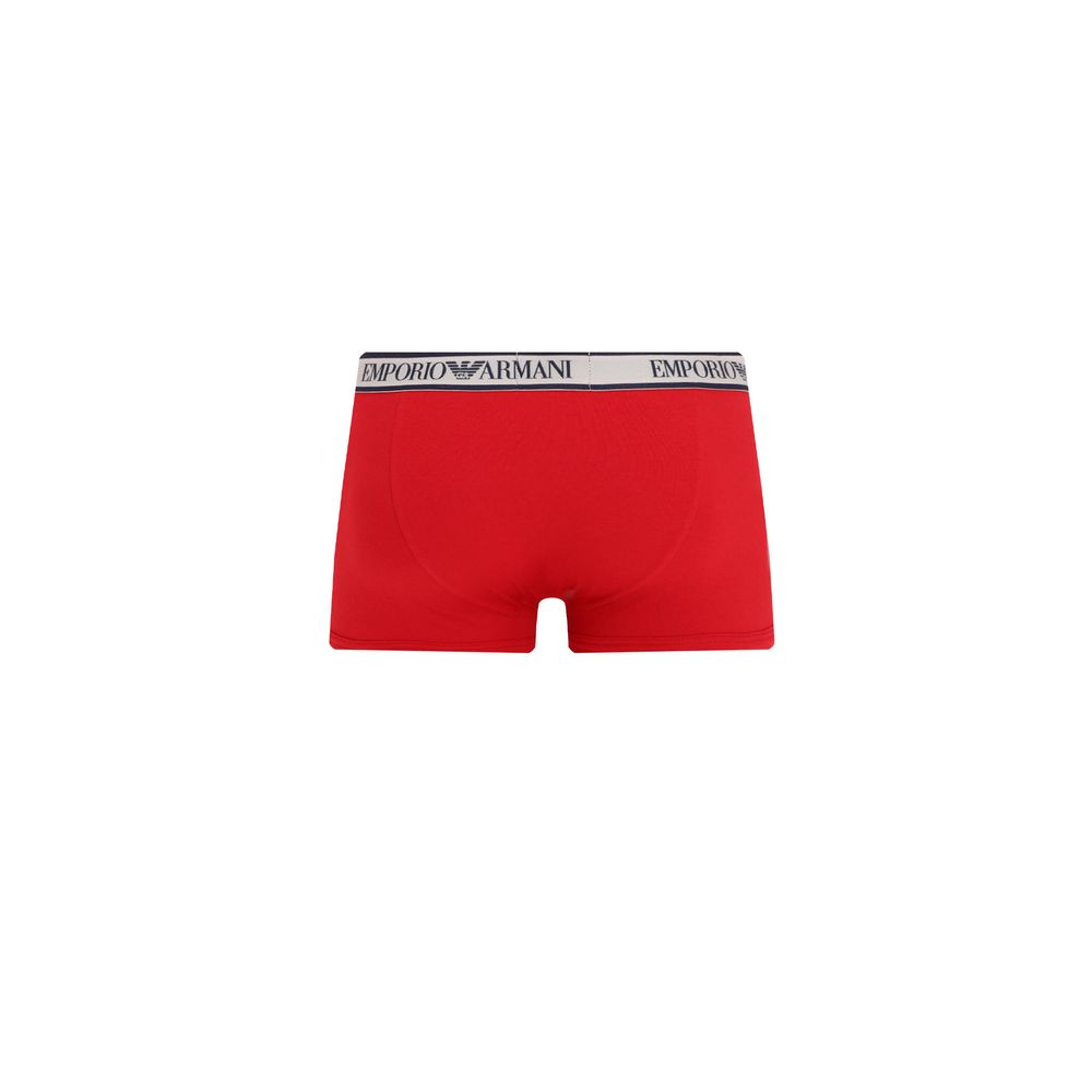 Emporio Armani Underwear Red Cotton Underwear