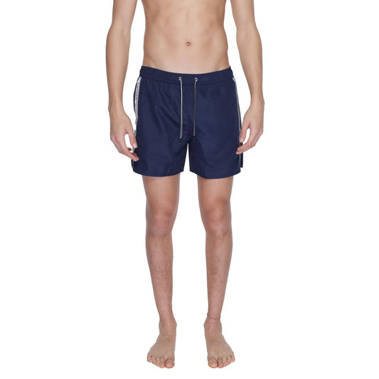 Emporio Armani Underwear Blue Polyester Swimwear