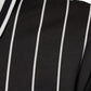 Dolce & Gabbana Black White Stripes Collared Polo T-shirt