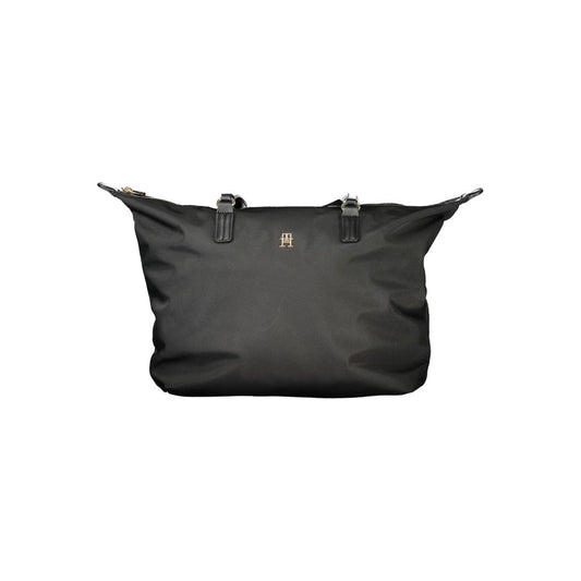 Tommy Hilfiger Black Polyester Handbag