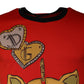 Dolce & Gabbana Red 2019 Year Of The Pig Short Sleeve T-shirt