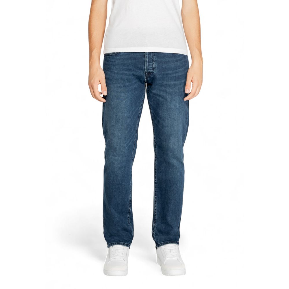 Jack Jones Blue Cotton Jeans & Pant