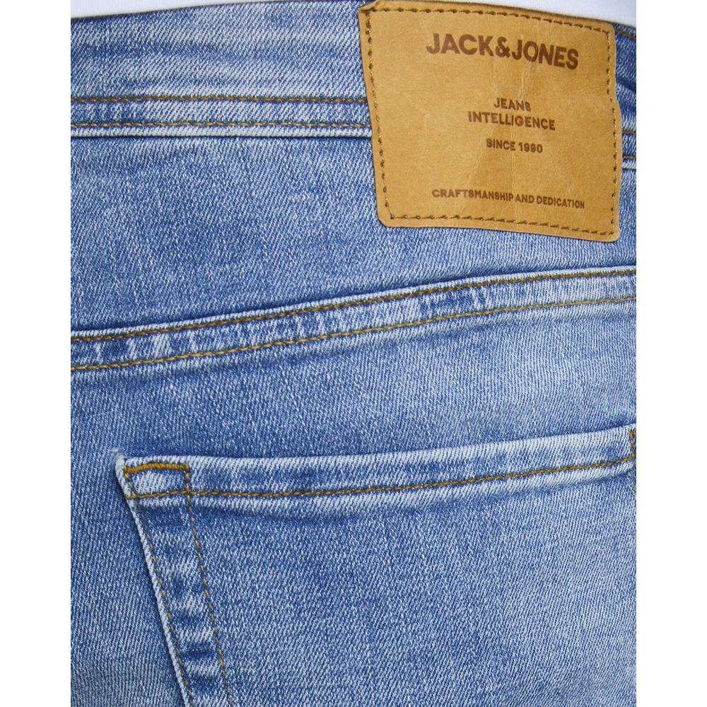 Jack Jones Blue Cotton Jeans & Pant