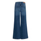 ICHI Blue Cotton Jeans & Pant