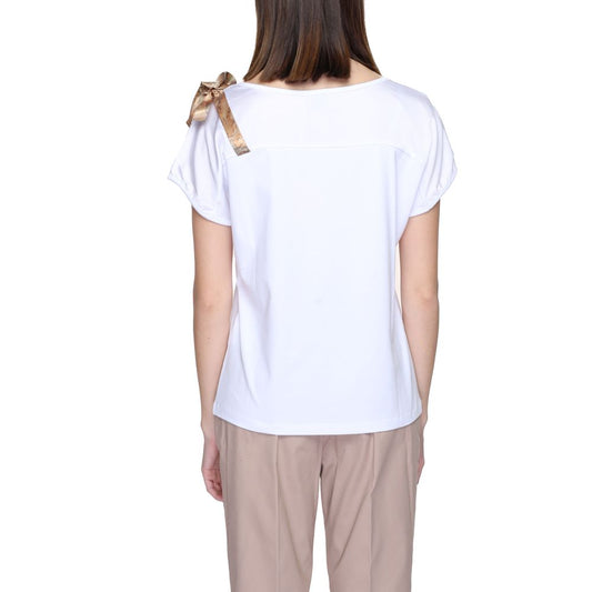 Alviero Martini Prima Classe White Cotton Tops & T-Shirt