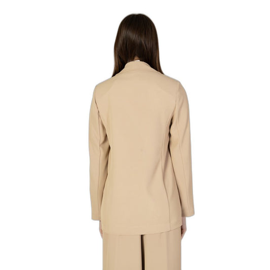 Sandro Ferrone Beige Polyester Suits & Blazer