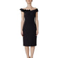 Sandro Ferrone Black Polyester Dress