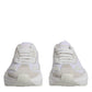 Dolce & Gabbana White Leather Daymaster Low Top Sneakers Shoes