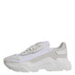 Dolce & Gabbana White Leather Daymaster Low Top Sneakers Shoes