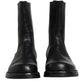 Dolce & Gabbana Black Horse Leather Mid Calf Boots Shoes