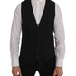 Dolce & Gabbana Sleek Striped Waistcoat Vest