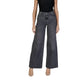 Jacqueline De Yong Gray Cotton Jeans & Pant