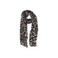 Pieces Black Polyester Scarf