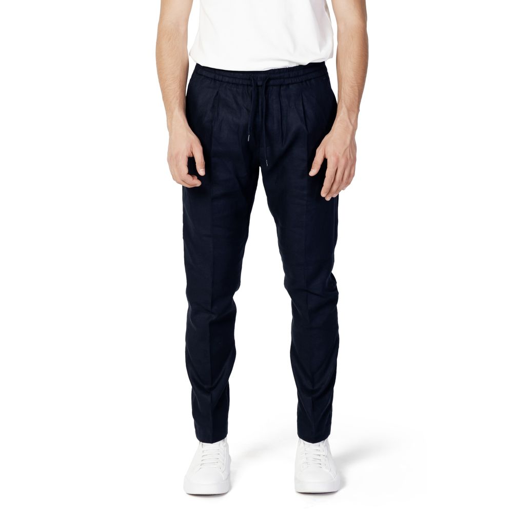 Antony Morato Blue Linen Jeans & Pant