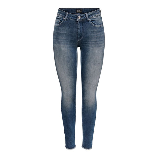 Only Blue Cotton Jeans & Pant