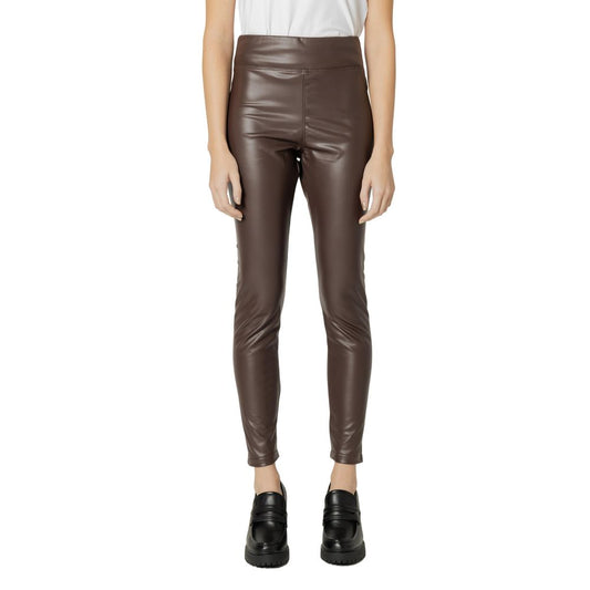 Street One Brown Polyester Jeans & Pant