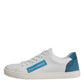 Dolce & Gabbana White London Calf Leather Sneakers Shoes