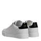 Dolce & Gabbana White Leather Classic Low Top Sneakers Shoes