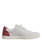 Dolce & Gabbana White London Calf Leather Sneakers Shoes