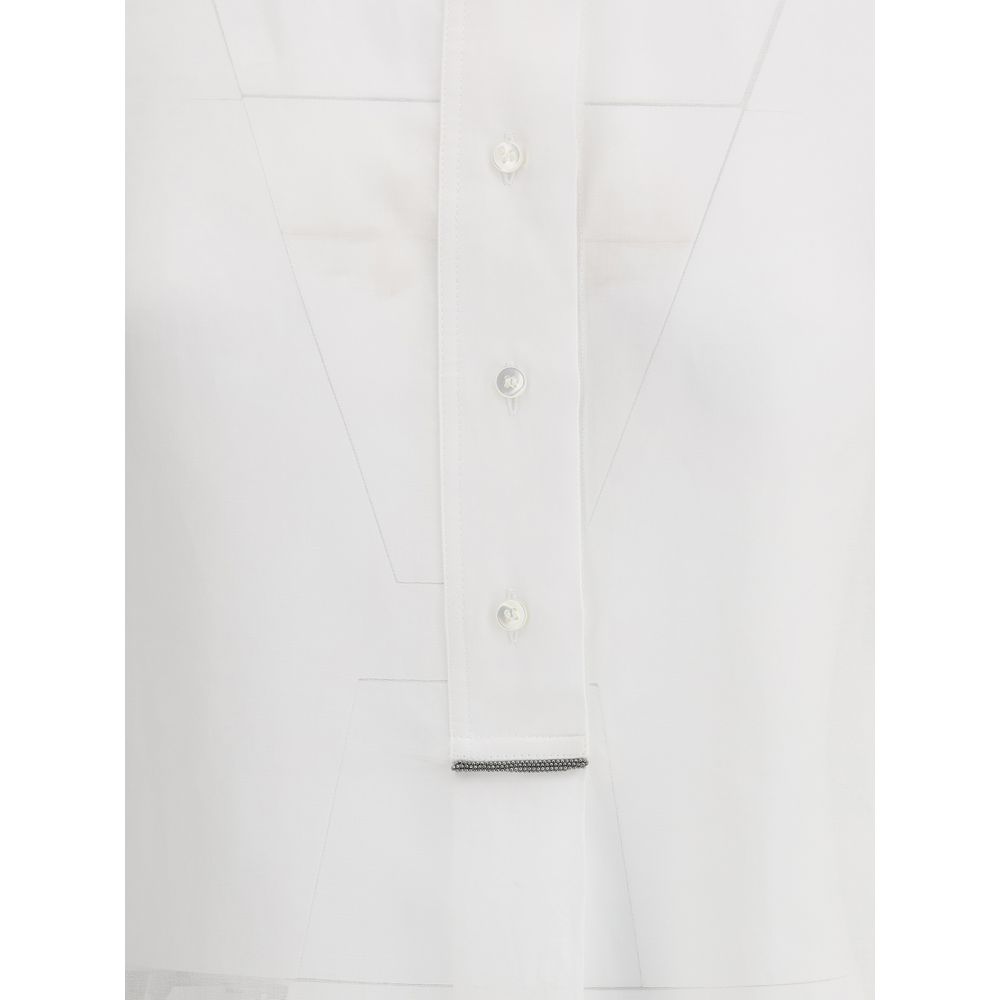 Brunello Cucinelli semi-transparent Shirt