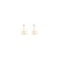 Dolce & Gabbana Logo Dangling Earrings