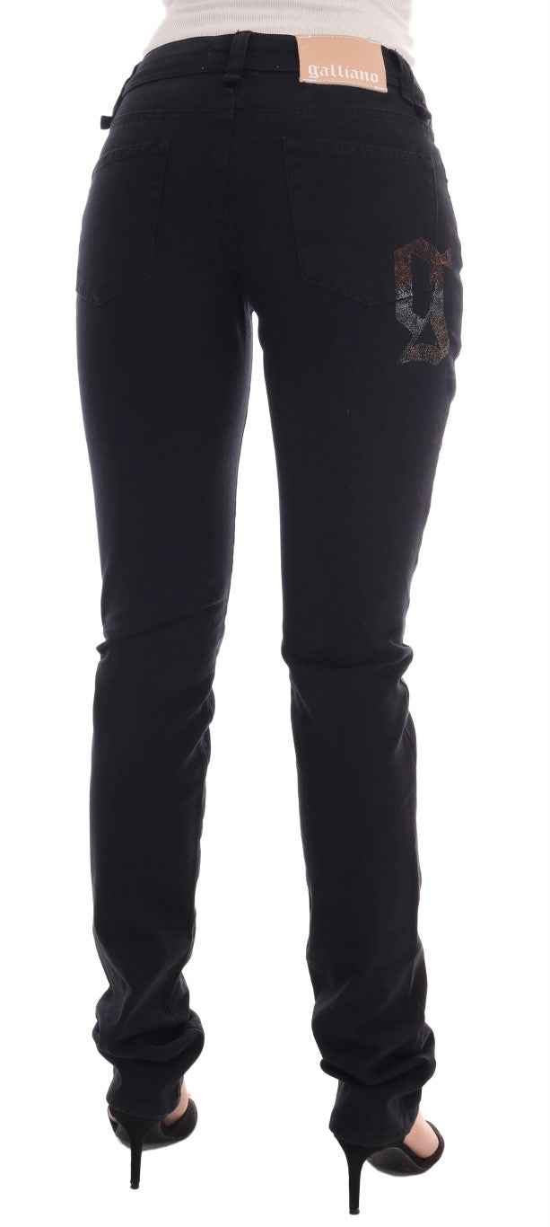 Chic Black Regular Fit Denim Jeans - SEHABRANDS