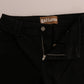 Chic Black Regular Fit Denim Jeans - SEHABRANDS