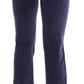 Chic Purple Corduroy Bootcut Flare Pants - SEHABRANDS