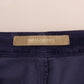 Chic Purple Corduroy Bootcut Flare Pants - SEHABRANDS