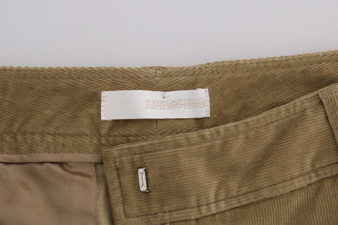 Chic Beige Casual Pants for Sophisticated Style - SEHABRANDS