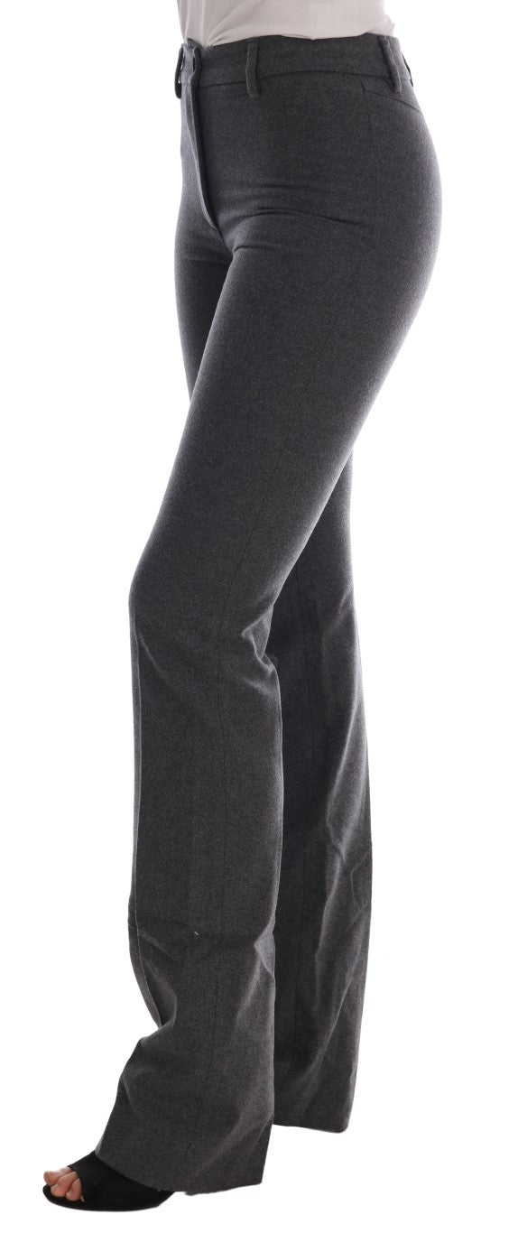 Chic Gray Formal Pants - Elegance Refined - SEHABRANDS