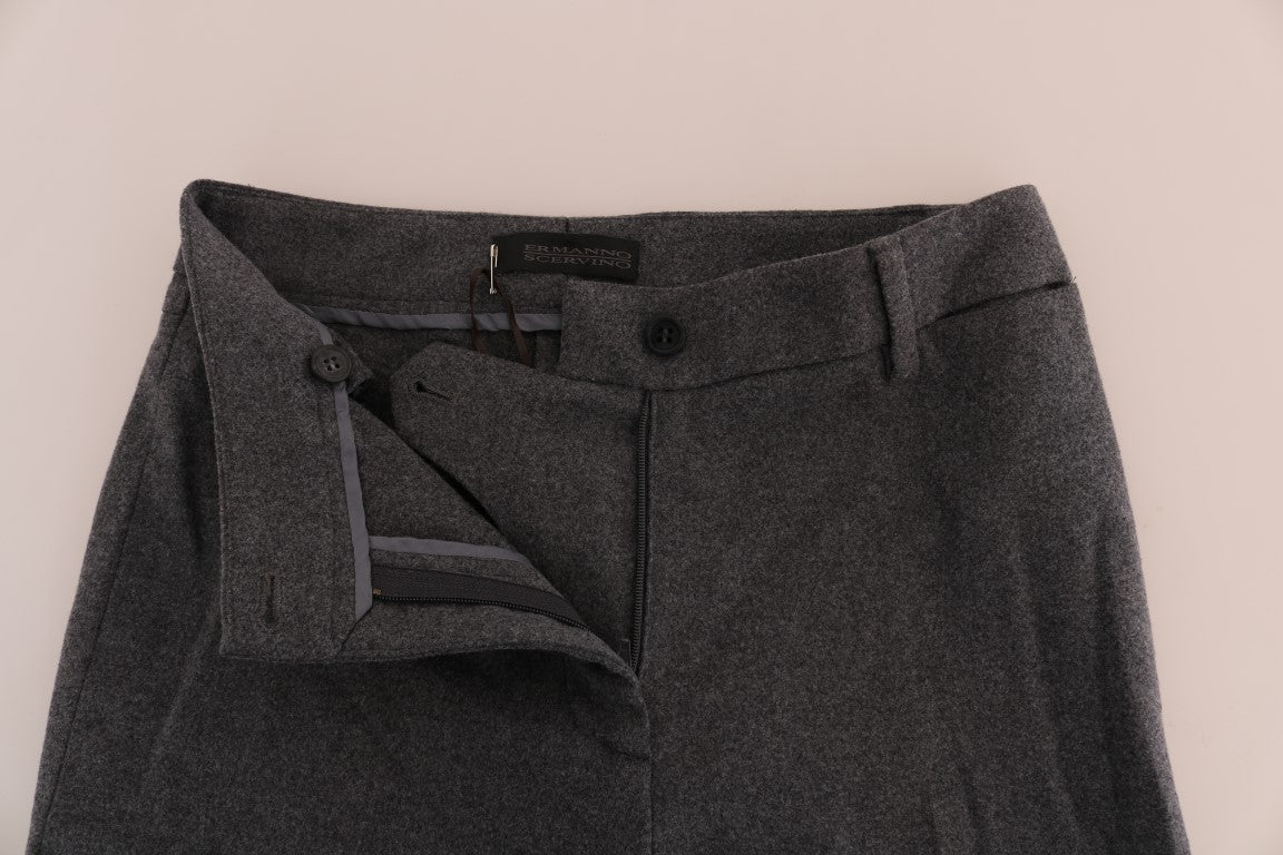 Chic Gray Formal Pants - Elegance Refined - SEHABRANDS