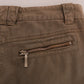 Chic Brown Casual Cotton Pants - SEHABRANDS