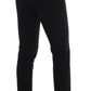 Sleek Black Stirrup Leggings - SEHABRANDS